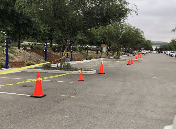 electric vehicle charging stations for assigned fleet vehicles